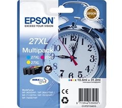 Komplet tinta Epson 27 XL (C13T27154010) (C/M/Y), original