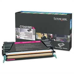 Toner Lexmark X746A1MG (ljubičasta), original 