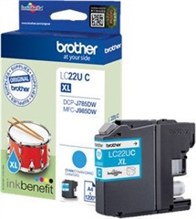 Tinta Brother LC22UC (plava), original