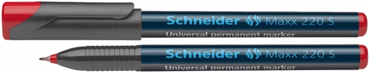 Marker Schneider OHP 220 S 0,4 mm, crvena