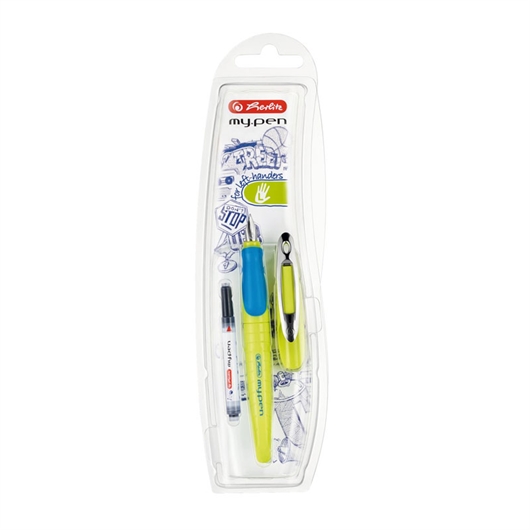 Nalivpero Herlitz My pen, za ljevake, Lemon-Blue