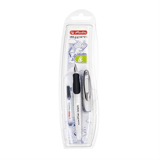 Nalivpero Herlitz My pen, za ljevake, White-Black