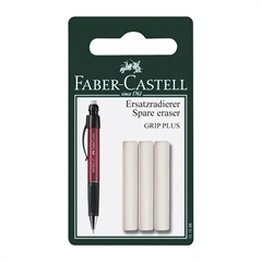 Rezervna gumica Faber-Castell Grip Plus, 3 komada