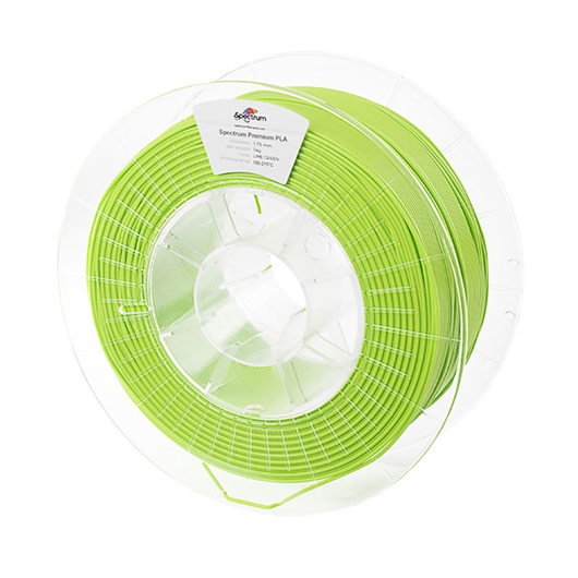 Punenje za 3D pisač, Premium PLA, 1,75 mm, 1 kg, limeta zelena