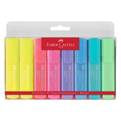 Marker Faber-Castell pastel, 6 komada + 2 GRATIS