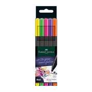 Marker Faber-Castell Grip Finepen Neon, 5 komada