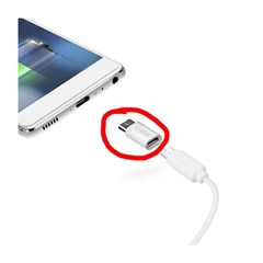 Pretvarač SBS USB-C na MicroUSB, bijeli