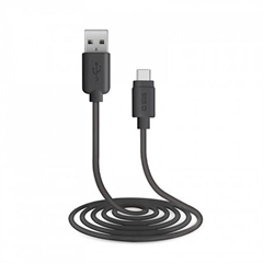 Kabal za punjenjel SBS, USB-A na USB-C, 2 m, crni