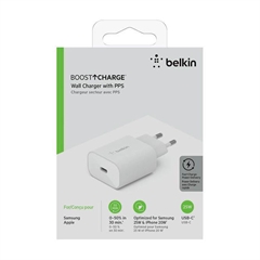 Zidni punjač Belkin, 25 W, bijeli