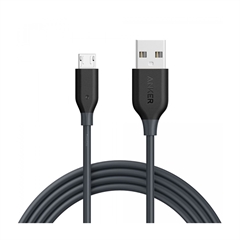 Kabal za punjenje Anker PowerLine, USB-A na micro-USB, 1.8 m, crni