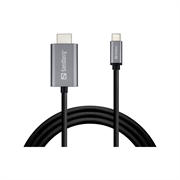 Spojni kabal Sandberg, USB-C na HDMI, 2 m, crni