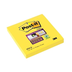 Samoljepljivi listići u bloku 3M Post-it 654-S, 76 x 76 mm, žuti