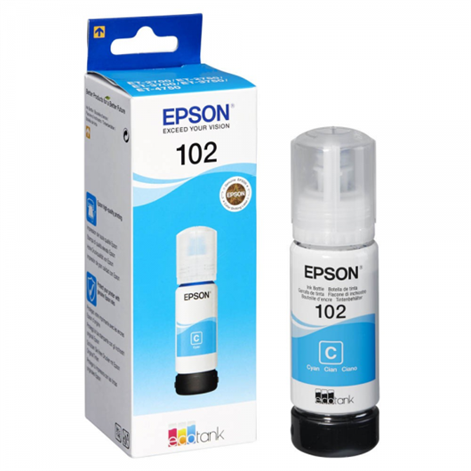 Tinta Epson 102 (C13T03R240) (plava), original