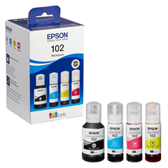 Komplet tinta Epson 102 (BK/C/M/Y), original