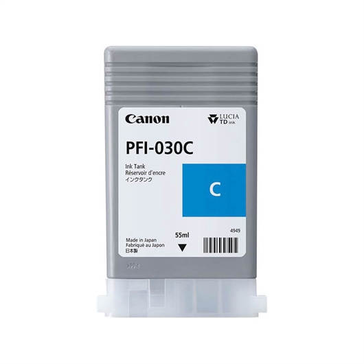 Tinta Canon PFI-030 C (3490C001AA) (plava), original