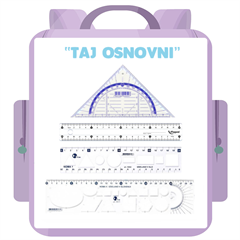 "Taj osnovni" komplet ravnala