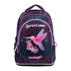 Ergonomski školski ruksak Karbon Spread Your Wings