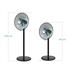 Ventilator s stalkom Be Cool 2v1, 40 cm, crni