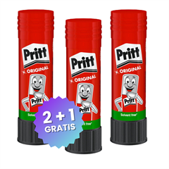 Ljepilo u stiku Pritt, 40 g, 2 + 1 gratis