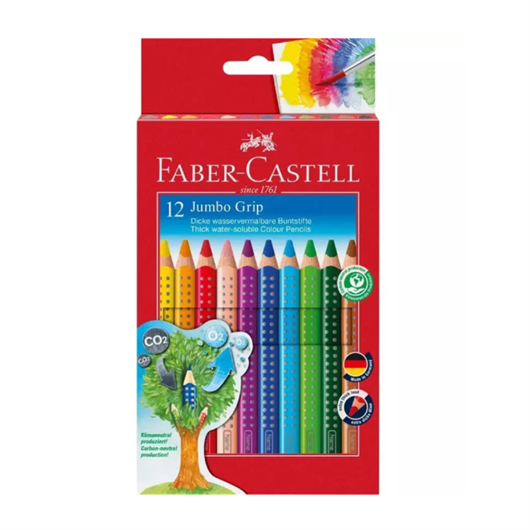 Bojice Faber-Castell Grip Jumbo, 12 komada