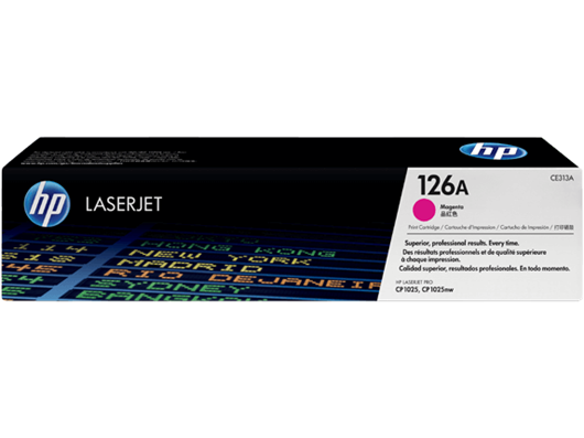 Oštećena ambalaža: toner HP CE313A 126A (ljubičasta), original