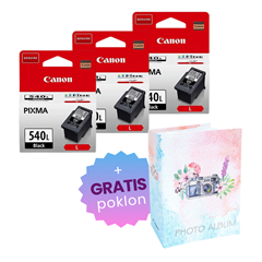 Komplet tinta Canon PG-540L (crna), original, 3 komada + GRATIS POKLON