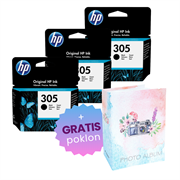 Komplet tinta HP 3YM61AE nr.305 (crna), original, 3 komada + GRATIS POKLON