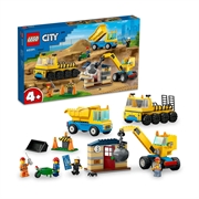 LEGO City: Građevinski kamioni i kran s kuglom za rušenje