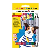 Flomasteri Eberhard Faber Colori, obostrani, 10 komada