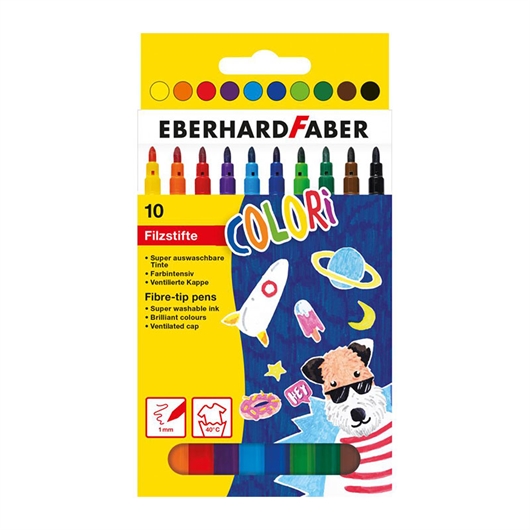 Flomasteri Eberhard Faber Colori, 10 komada