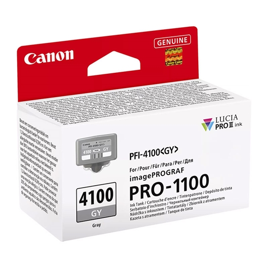 Tinta Canon PFI-4100 (6783C001) (siva), original