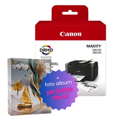 Komplet tinta Canon PGI-1500XL (BK/C/M/Y), original + foto album po SUPER cijeni