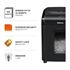 Uništavač dokumenata Fellowes Microshred 10M (2 x 12 mm), P-5