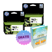 Komplet tinta HP 3JA30AE nr.963 XL (crna), original, 2 komada + GRATIS POKLON