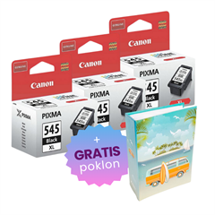 Komplet tinta Canon PG-545 XL (crna), original, 3 komada + GRATIS POKLON