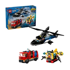 LEGO City: Helikopter, vatrogasni kamion i podmornica