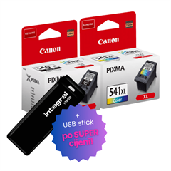 Komplet tinta Canon PG-540L + CL-541XL, original + USB stick po SUPER cijeni