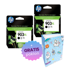 Komplet tinta HP T6M15AE nr.903XL (crna), original, 2 komada + GRATIS POKLON