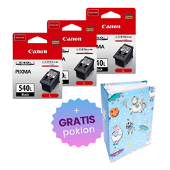 Komplet tinta Canon PG-540L (crna), original, 3 komada + GRATIS POKLON