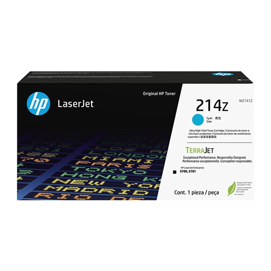 Toner HP W2141Z 214Z (plava), original