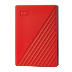 Vanjski prijenosni disk WD My Passport, 6 TB, crveni